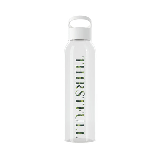 Designed by a Teen in USA: Sky Water Bottle (Forest Green) 21.9 oz. Try more Mugs, Tumblers, Flasks and Drinkware Accessories, Available only at ThirstFull.com. Prices start from $5.99 USD.